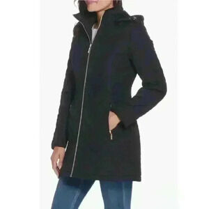 Gallery Quilted Jacket Black Size Medium